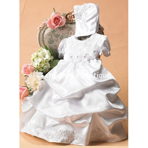 Christening Dress With Pick Up Skirt