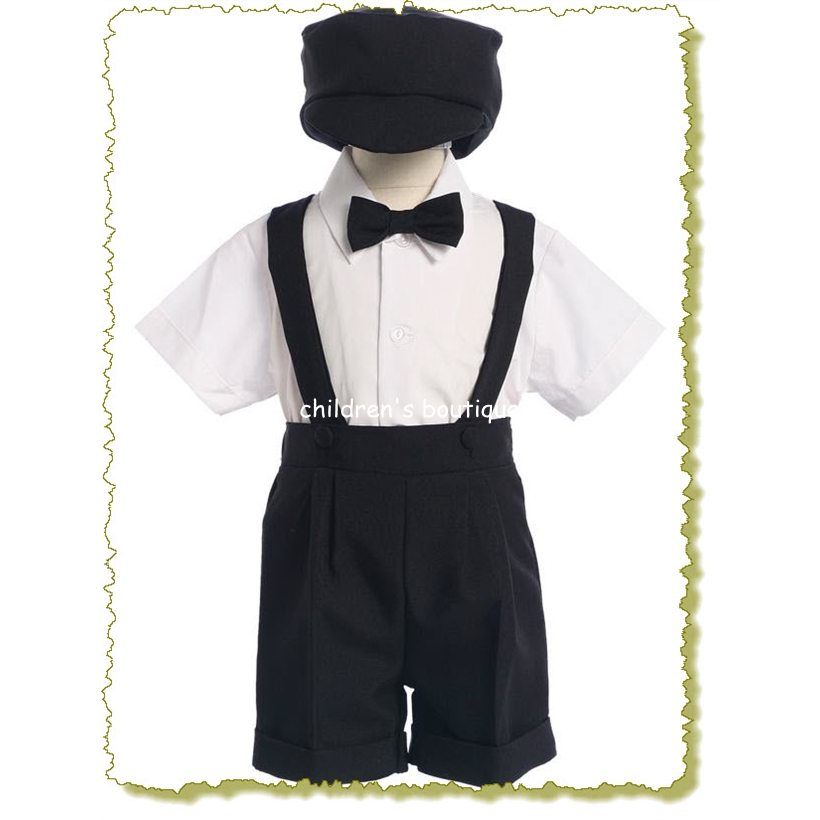 Boys Dresswear With Suspender Short Set