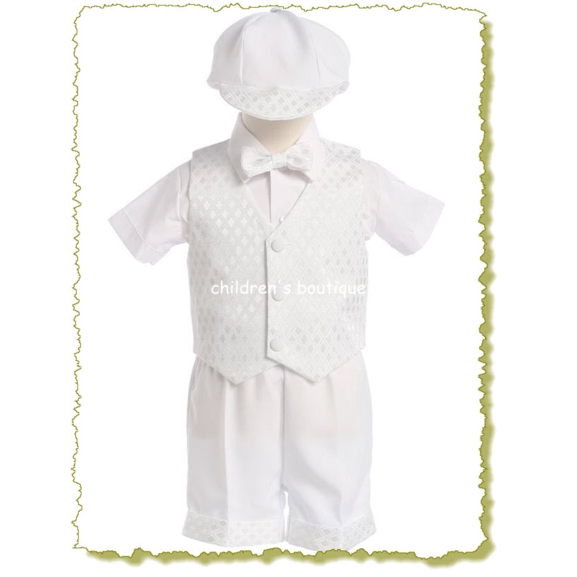 Toddler Boy Suit With Shorts And Vest