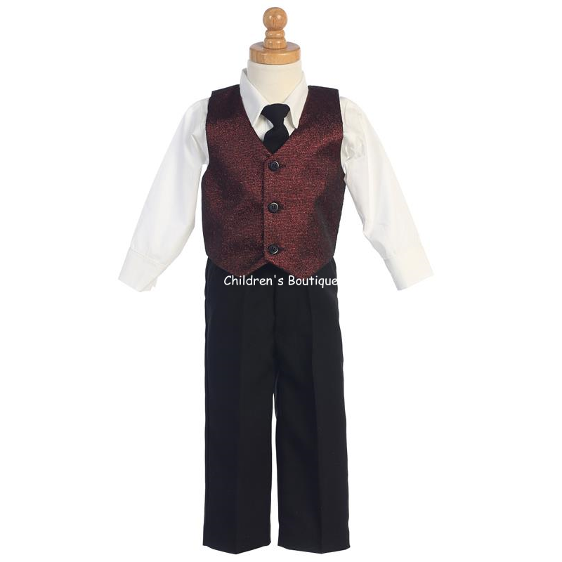 Boys Holiday Vest and Pant Set