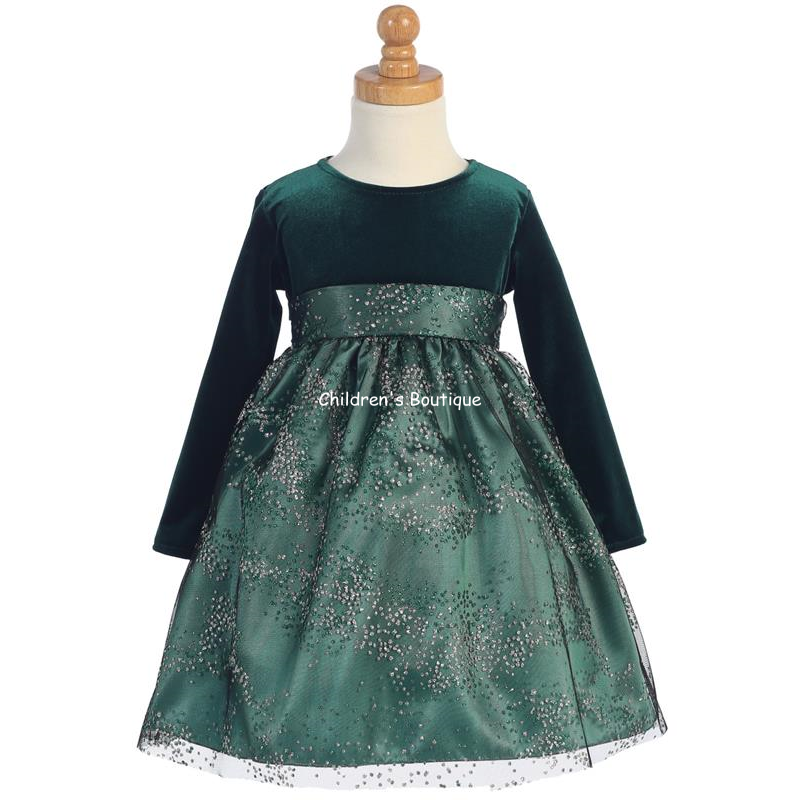 Sparkle Tulle Girls Holiday Dress