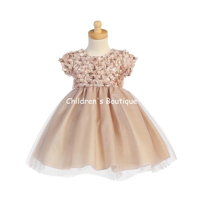 Ribboned Tulle Bodice With Tulle Skirt