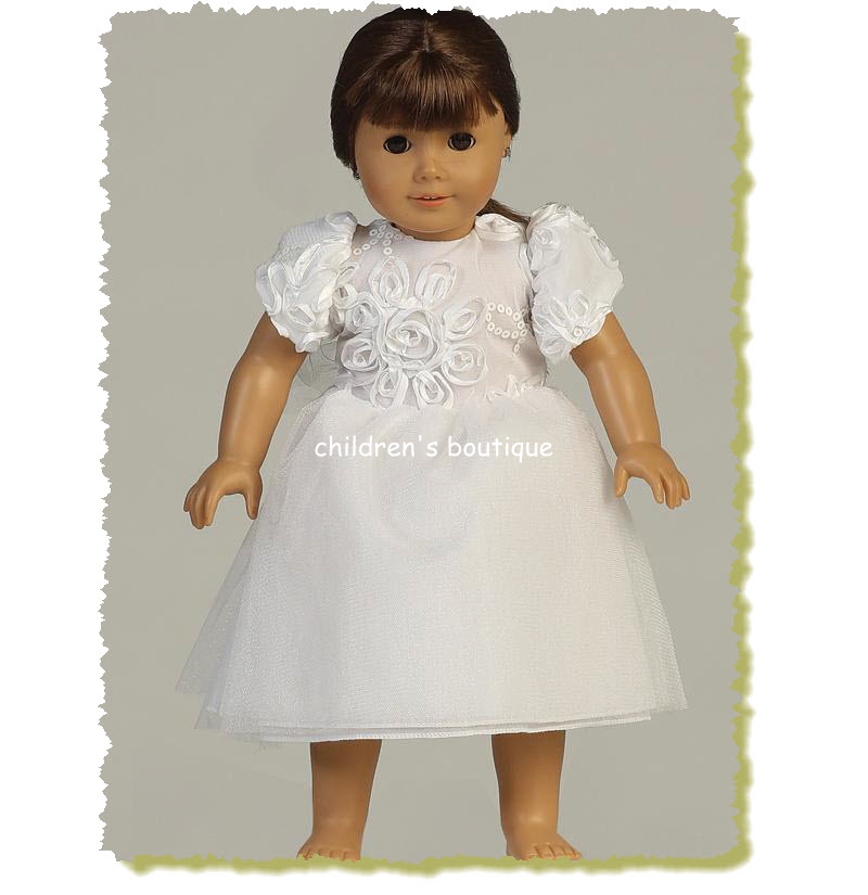 Ribbon Communion Doll Dress