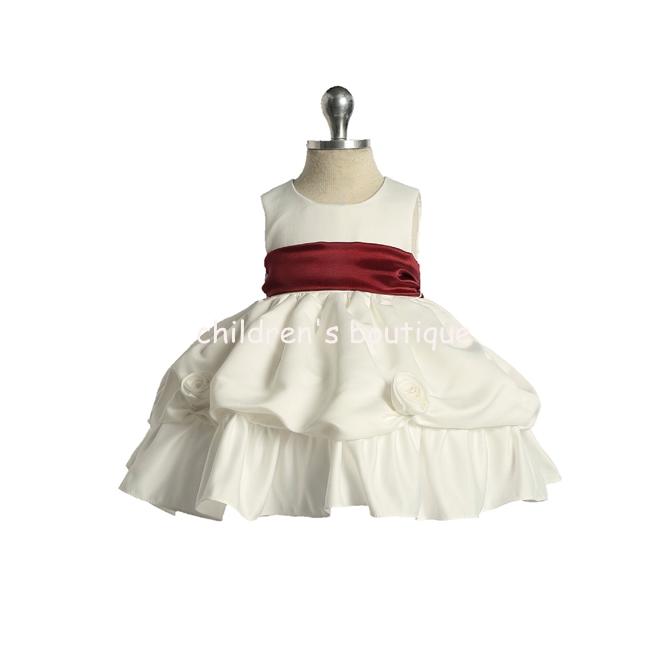 Elegant Satin Baby Girl Dress