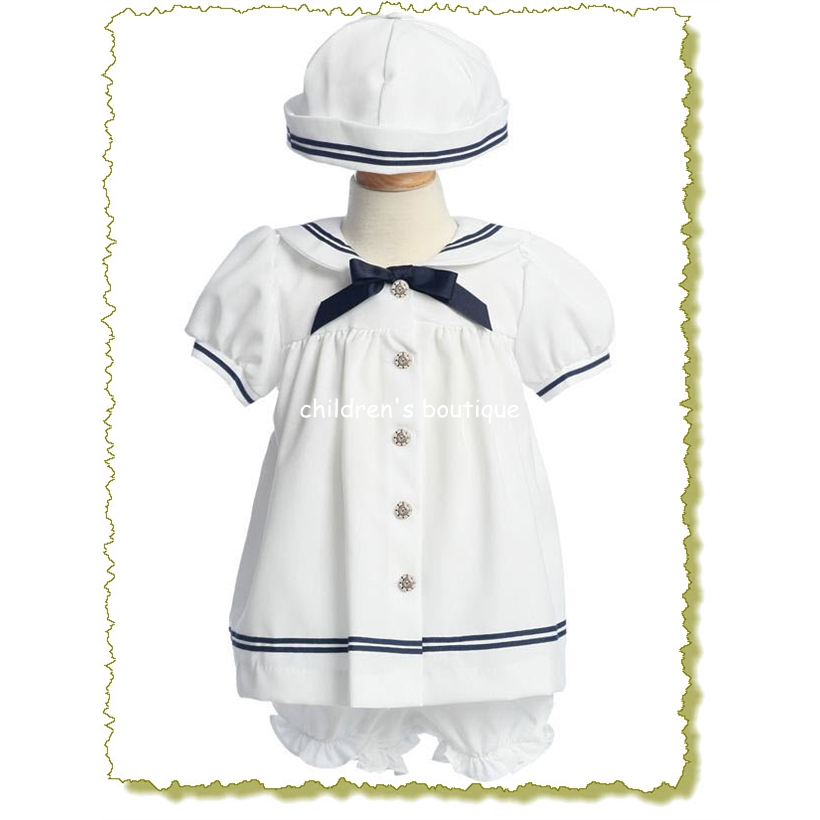 Girls Sailor Dress With Hat