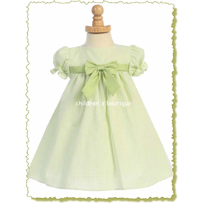 Seersucker Baby Girl Dress