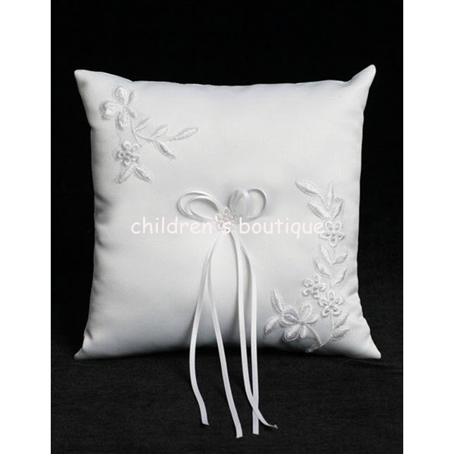 Embroidered Ring Pillow